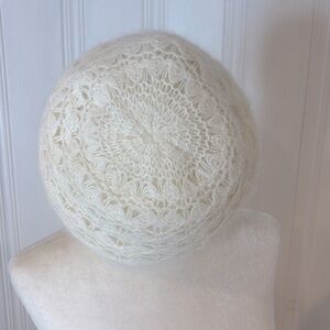 Oh so French angora rabbit hair & wool beret
